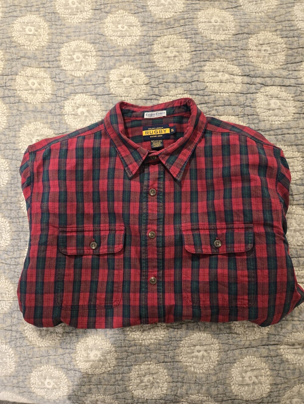 Rugby Ralph Lauren Campus Classic XL Flannel Shirt